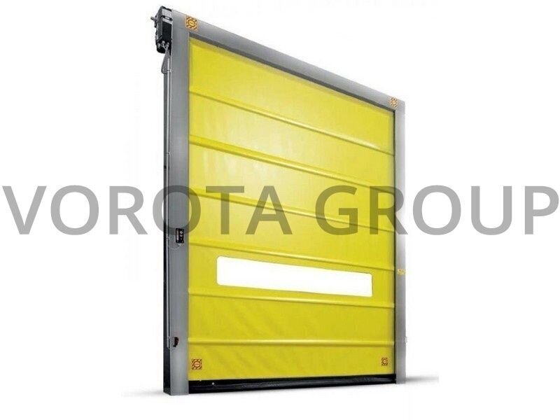 Желтые подъемные ворота Doorhan Желтые подъемные ворота Doorhan